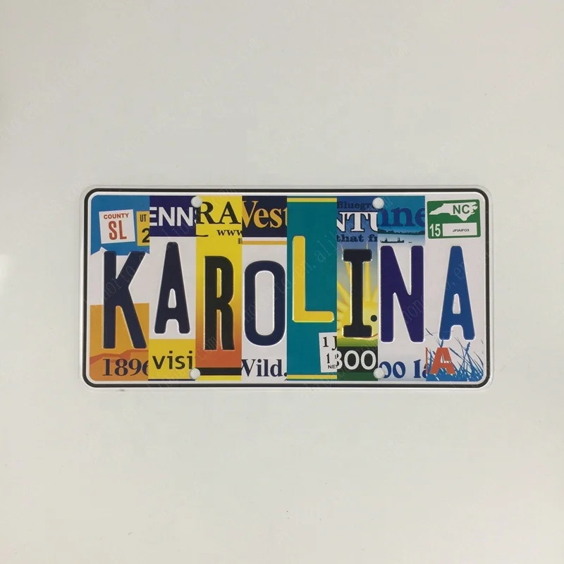 Customize Vehicle License Plate Pressing Number Plate