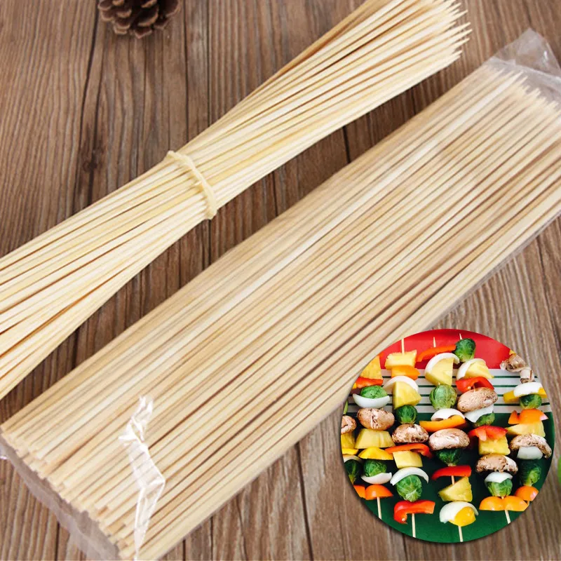 Manufacturer Heat Resistance Bbq Skewers Satay Sticks Bamboo Skewers