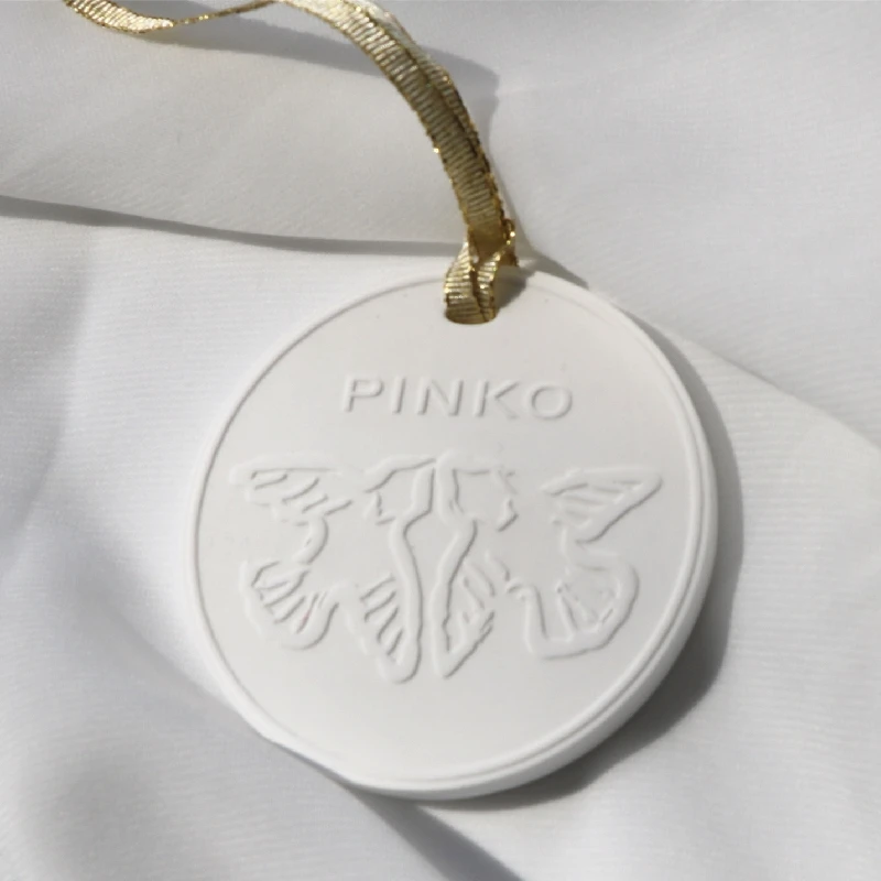 Finru Wholesale Price Luxury Air Freshener Customized Logo OEM Round Ceramic Scented Stone Porcelain Aroma Oil Diffuser