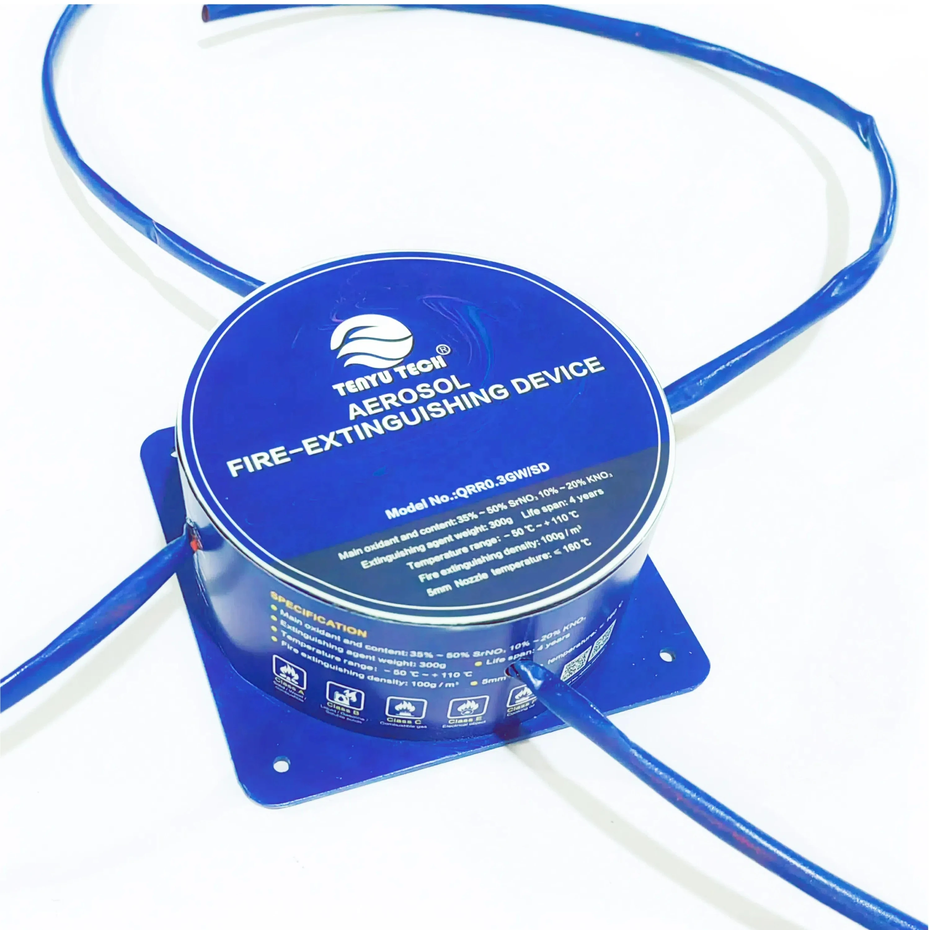 Car-Mounted Aerosol Fire Extinguisher - Easy-to-Use, Compact Design, Quick Response to Car Fires