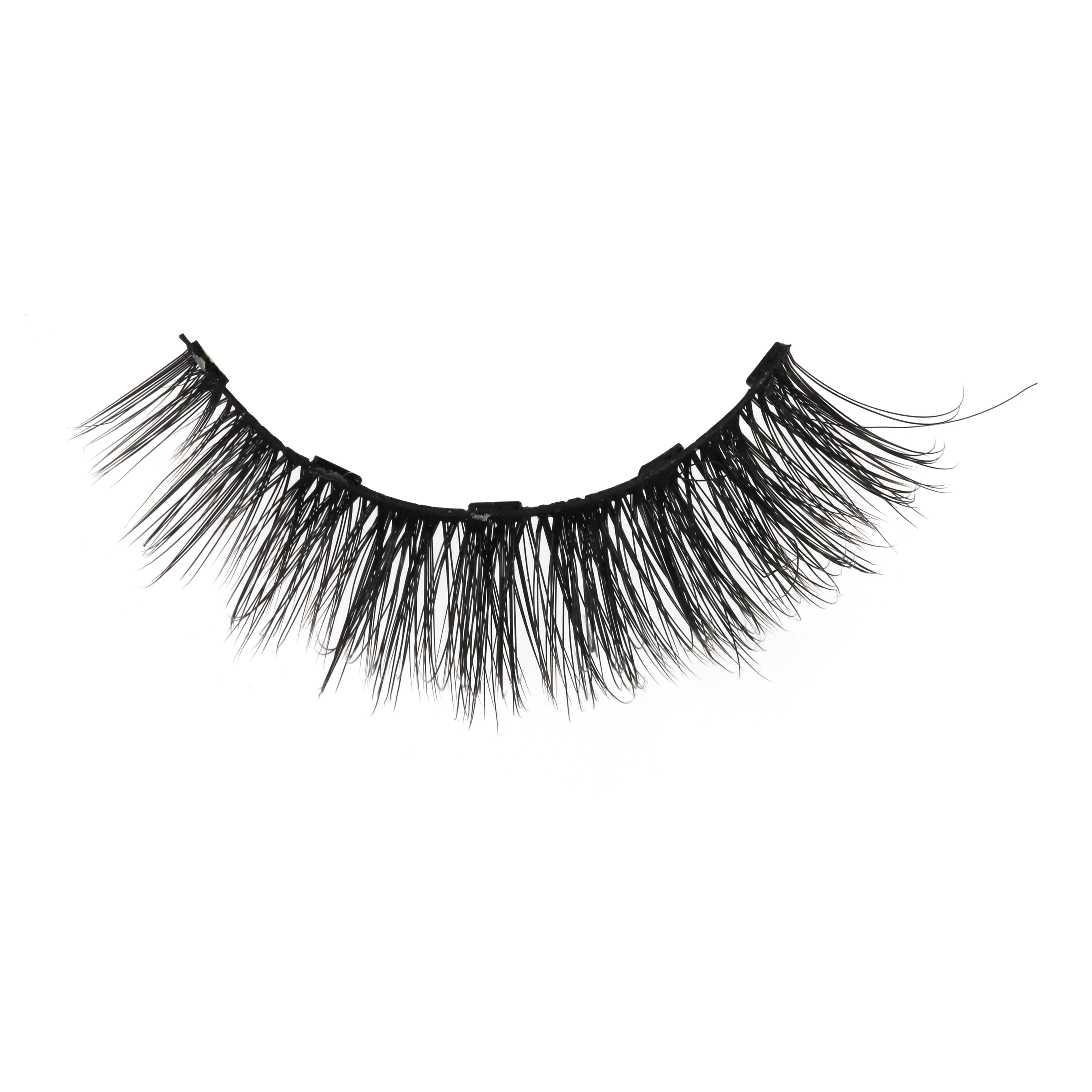 New wholesale magnetic lashes wholesale no glue natural  full strip  false magnetic eyelashes