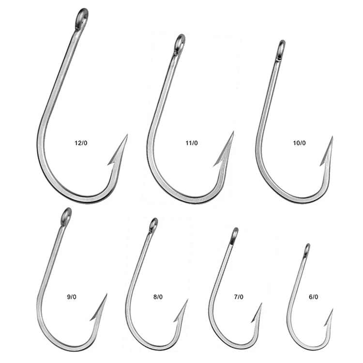 Stainless Fishing hook for Saltwater Inverted Hawk Tuna 7691Big Game Tuna Fish Hook