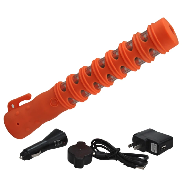 
Advantageous size red led traffic baton 