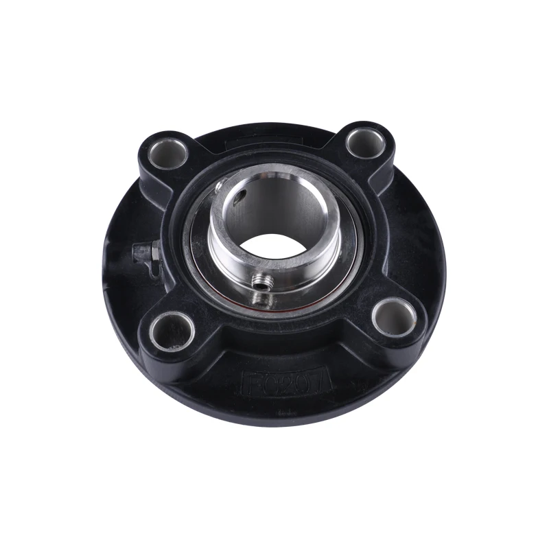 Подшипник поддерживает SUCFC207 rodamitos термопластичный корпус фланец 4 отверстия подшипника единиц для пищевой машины