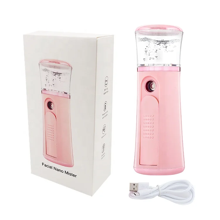 Mini Portable Nano Mister Fogger Water Spray Bottle Moisturizing Skin Facial Mist Ionic Face