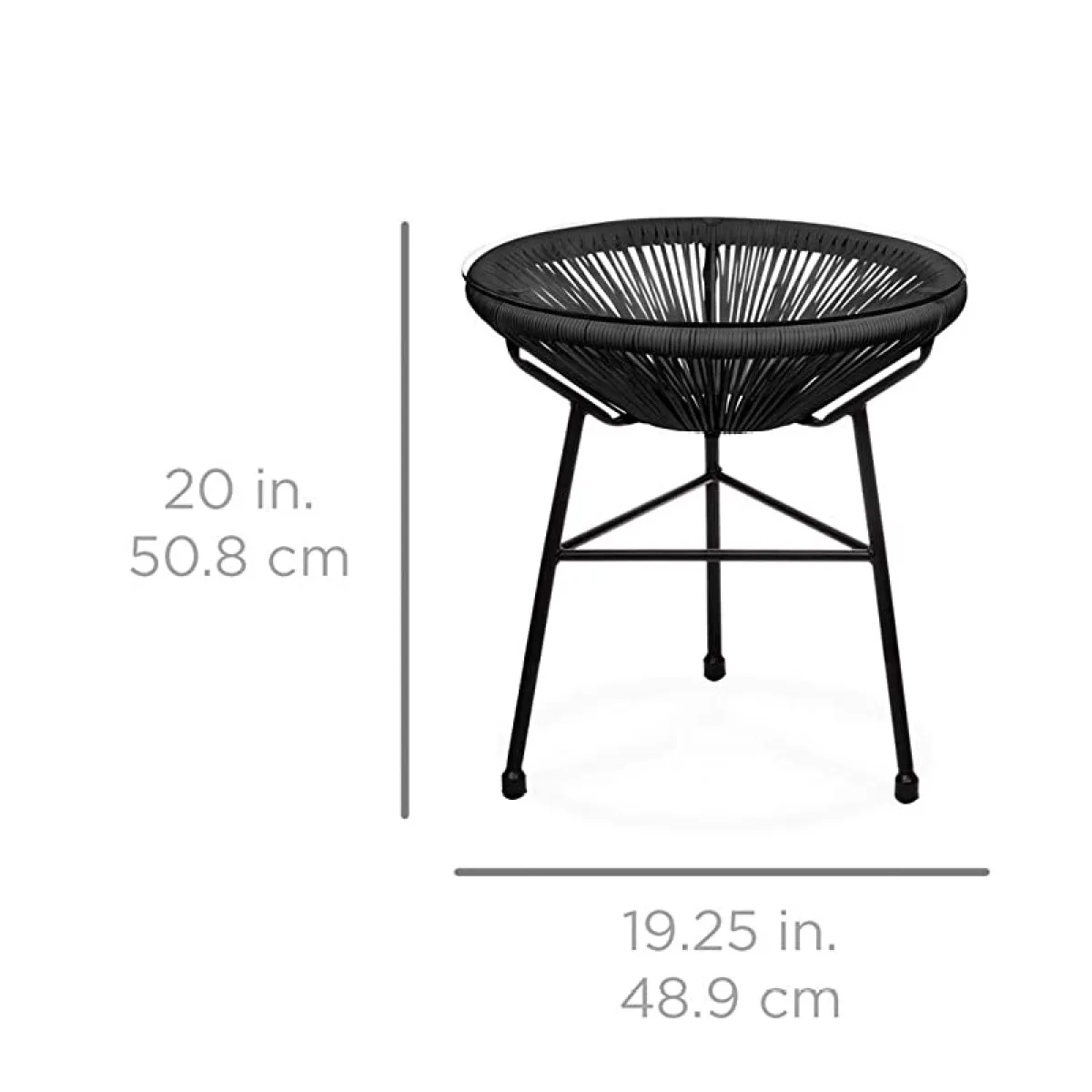 Acapulco papasan Valencia oval chair, 3 piece patio cafe table chair set, rattan wicker outdoor garden furniture.