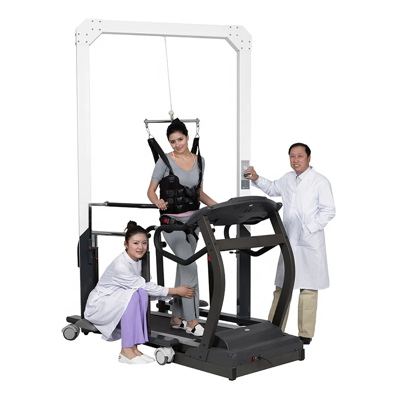 Gait Training Machine for Walking Rehabilitation and Patient Lifting Device and Gait Training Device
