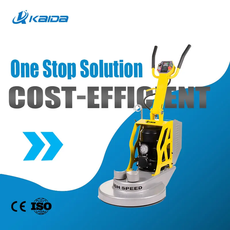 Expert Work in Cost-Efficient  Automatic Walk Polisher Stone Floor Concrete Polishing Machine Concrete Floor Grinder