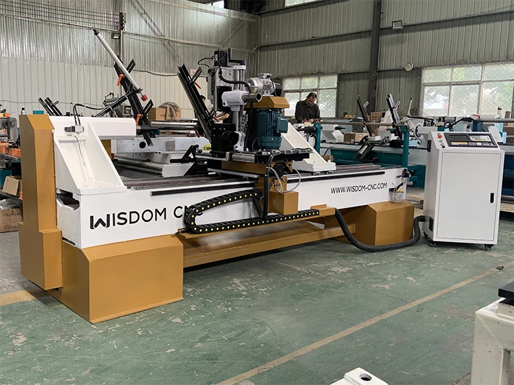  Мудрость ЧПУ WS-L1530-4A УВД многофункциональный токарный станок для дерева с машина полировкой и пластический
