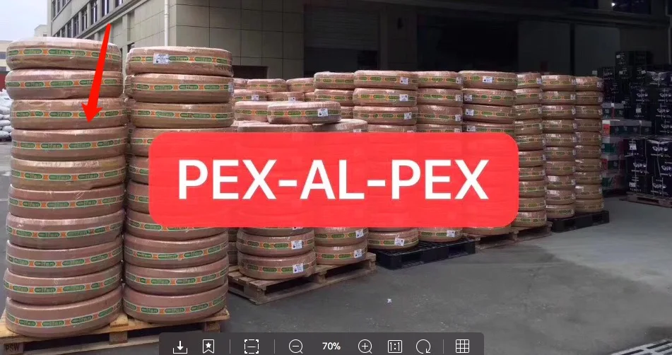  IFAN 16 мм труба из полиэтилена и алюминия для природного газа сантехника PEX желтые огнестойкие водопроводные трубы