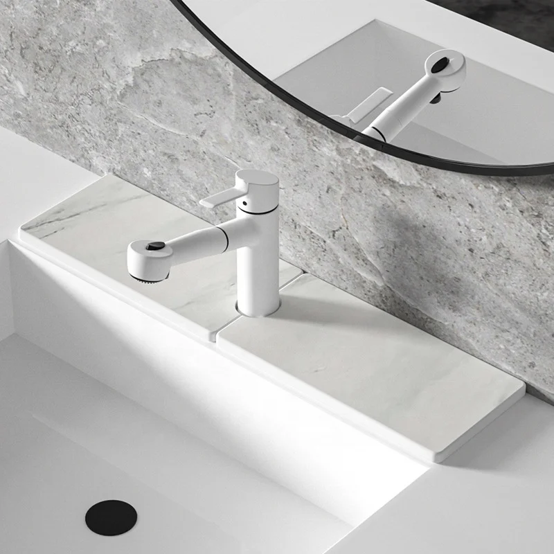 Customizable Kitchen Faucet Splash Guard Fast-Drying Hygienic Made from Eco-Friendly Diatomaceous Earth Anti-Mold for Hotels