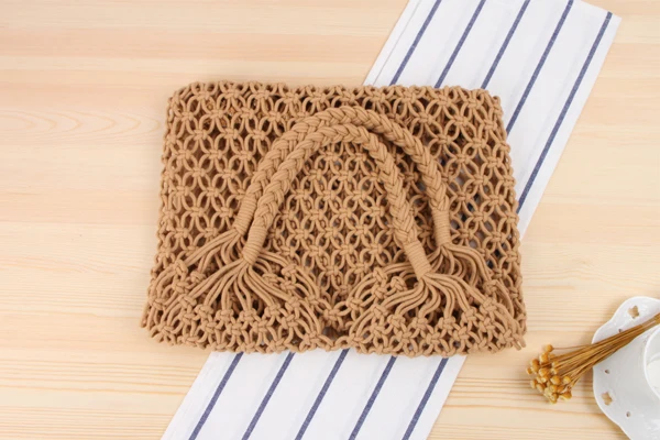 Wholesale Summer Beach Straw Bag Purse Eco Friendly Handmade Woven Raffia Tote Bag Beach Vacation Handbag Wallet Bags