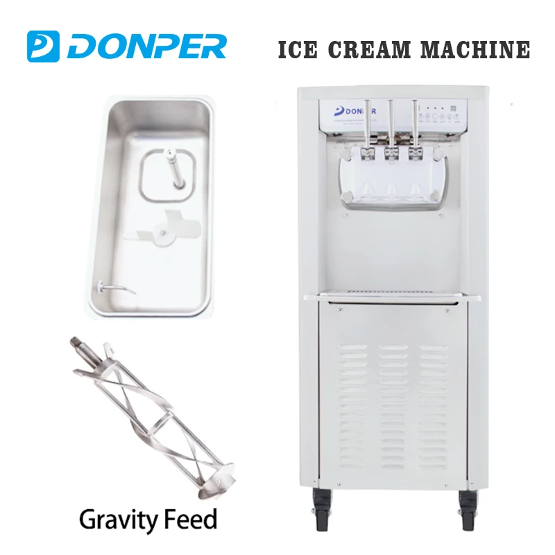 Donper D860 frozen yogurt machine with keep fresh