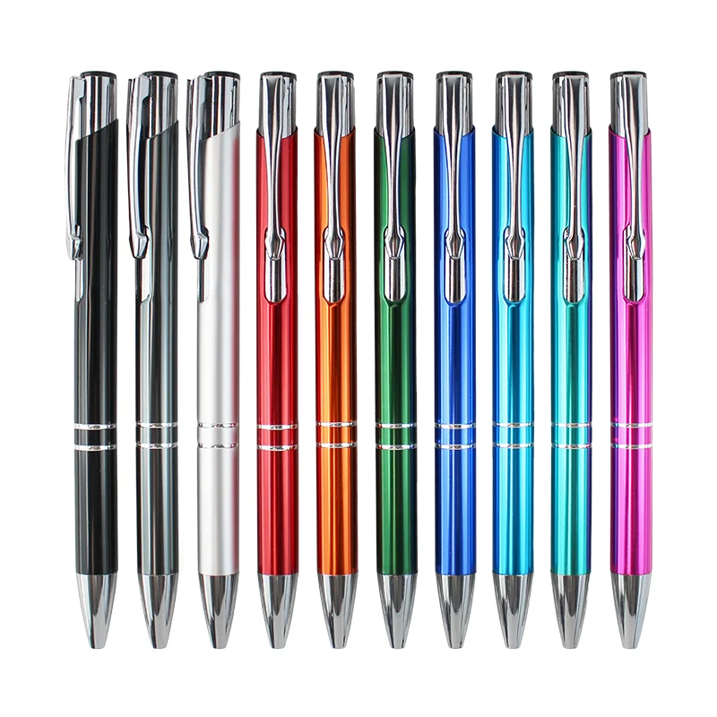 PROMSIGNAL M09028 SHINY Classical Design High Quality  Metal Ballpen spinning top Ballpoint pen with touch screen