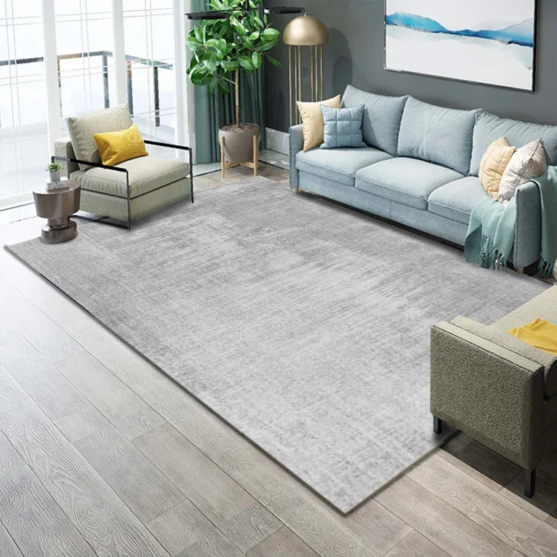 Easycarpeter Washable high quality 100% polyester 3D shaggy area for living room carpet tapis