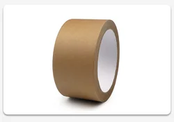 Eco friendly writable brown kraft paper packing tape for label masking sealing packaging tape