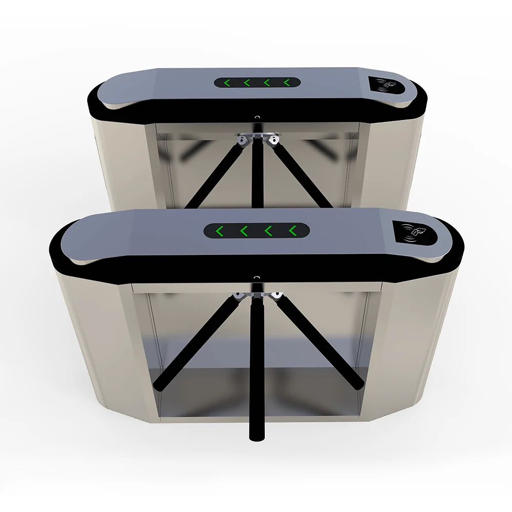 Pedestrian Flap Barrier Face Recognition Card Reader Flap Barrier Turnstile Gate For Entrance And Exit Management