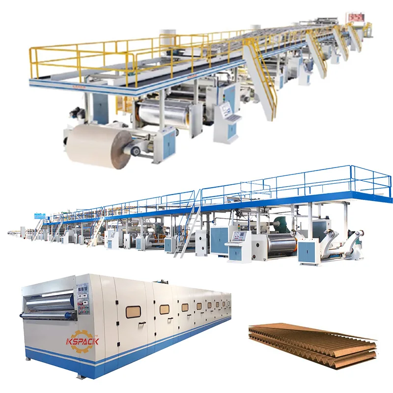 High Quality Corrugated Carton Production Line Automatic Corrugated Cardboard Making Machine