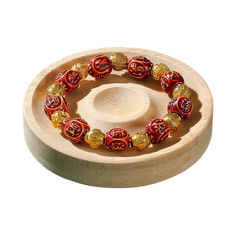 High Quality Natural Crystal Bracelet Display Stand Quality Wooden Base for Bracelet Holding Jewelry Packaging & Display