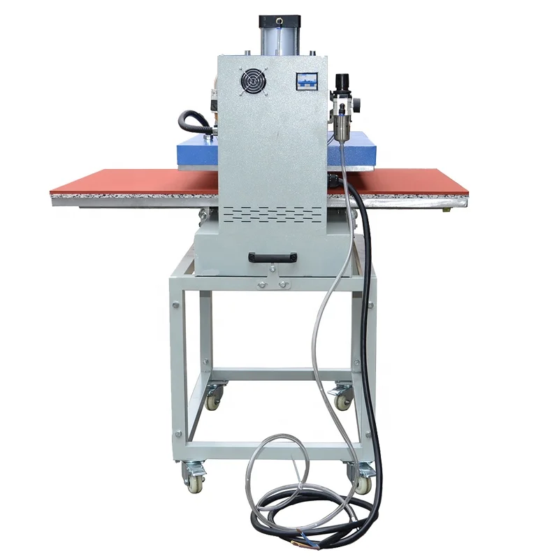 Factory 40*60 cm Pneumatic Sublimation  Double Working Stations Heat Press Machine for t shirt leather