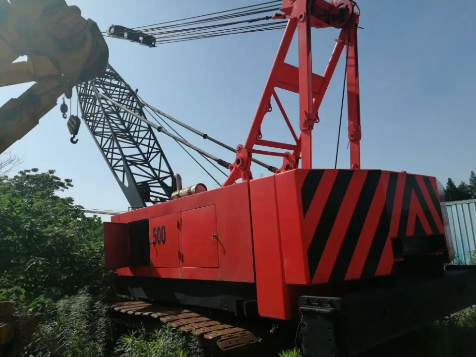 50ton японский бывший в употреблении гусеничный кран IHI CH500