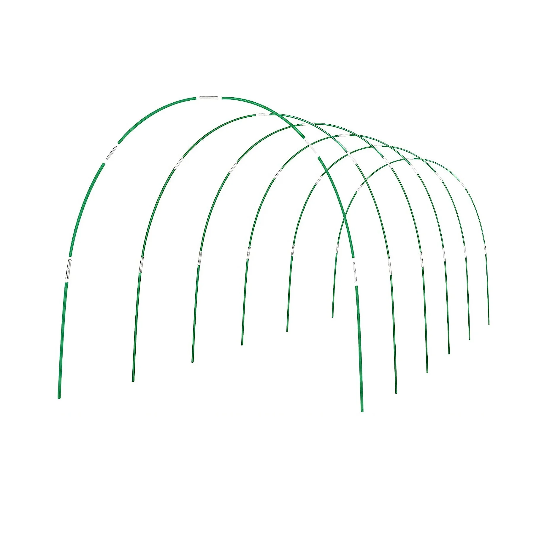 Greenhouse Hoops Grow Garden Tunnel Fiberglass Frame for Garden Netting Raised Bed Row Cover DIY Plant Support Garden Hoops