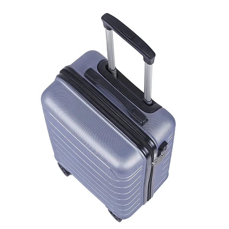 new silver luggages business fashion abs trolley luggage set