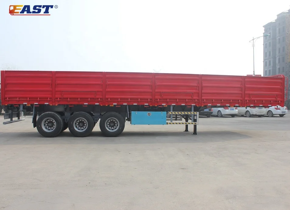 EAST 3 axles agricultural grain transporting trailer grain semi trailer