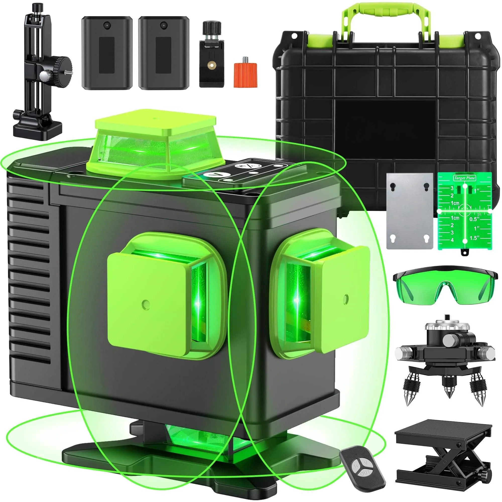 Laser Level Machine Green Laser Leveler Tool MVM16 Line 4D Four-Plane Leveling and Alignment Line Laser Level