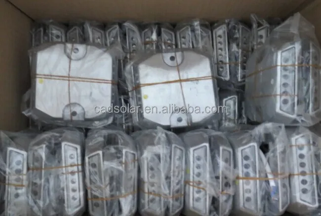 Roadway Safety Pavement Marker DC12v 24v Tunnel IP68 Cable LED Wired Road Marker Aluminium Road Stud