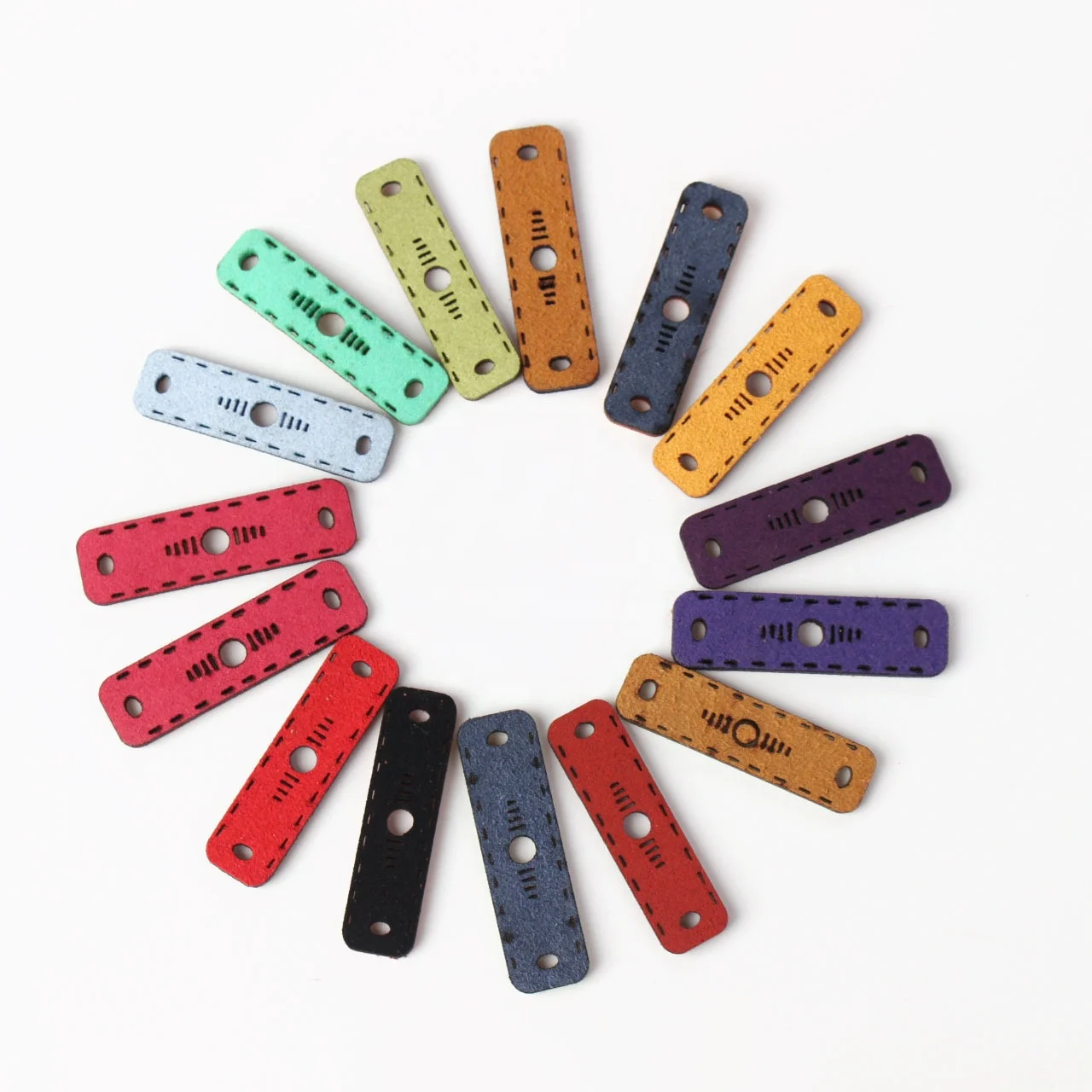 2.0 composite two-color super fiber leather pocket, nano color, solid, wear-resistant and tensile strength slingshot accessories