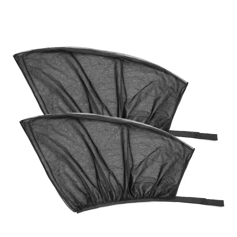 Universal Fit Car Window Sunshades Breathable Stretchable Mesh Dark Curtains for Cars Sun Shade Side Windows Car curtains