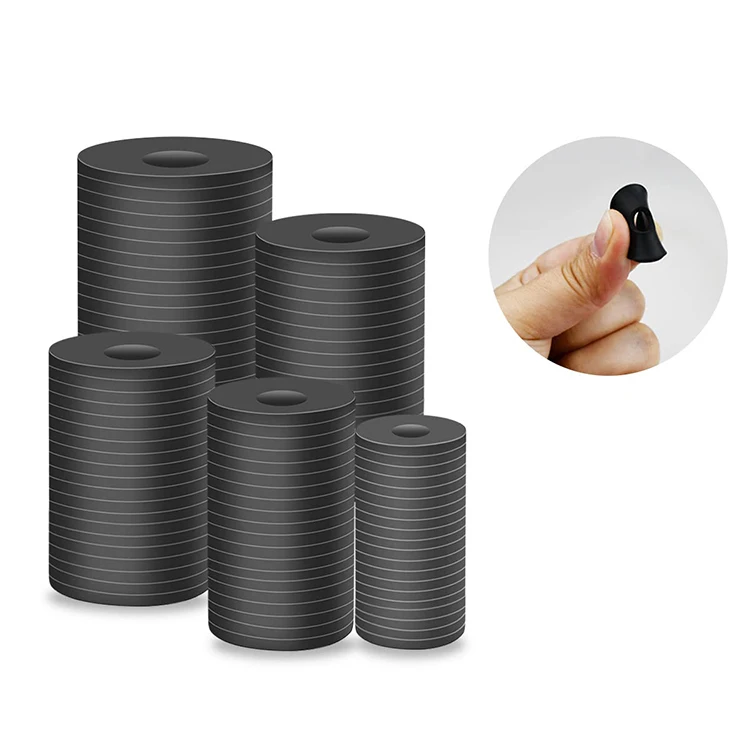 Black Flat Rubber Washers, 16/18/20/25/30mm Heavy Duty Rubber Washers Rubber Grommet Vibration Damping Pads