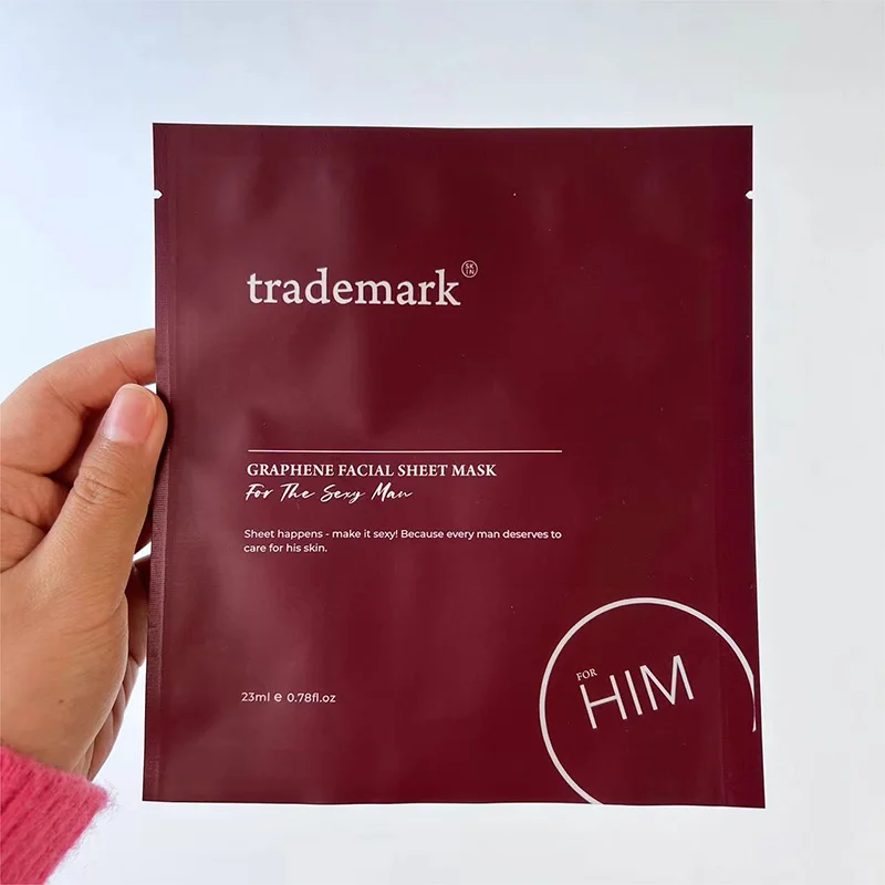 Custom-Branded Fresh Power Essence Mask Pouch Pack for Silk Face Secure Mask Products