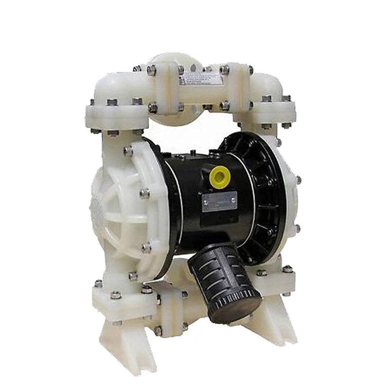 DEFU PP 1 дюймовый пневматический PTFE мембранный насос для сильных Acide и щелочи двойной