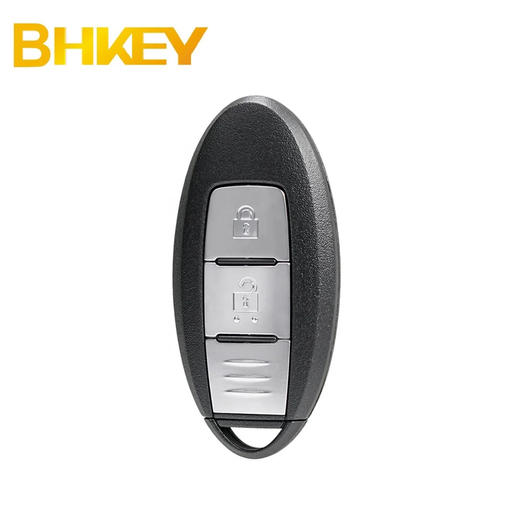 For Nissan Micra Juke Note Leaf Cube Tiida 2BTN  Remote Car Key 433Mhz ID46 Chip