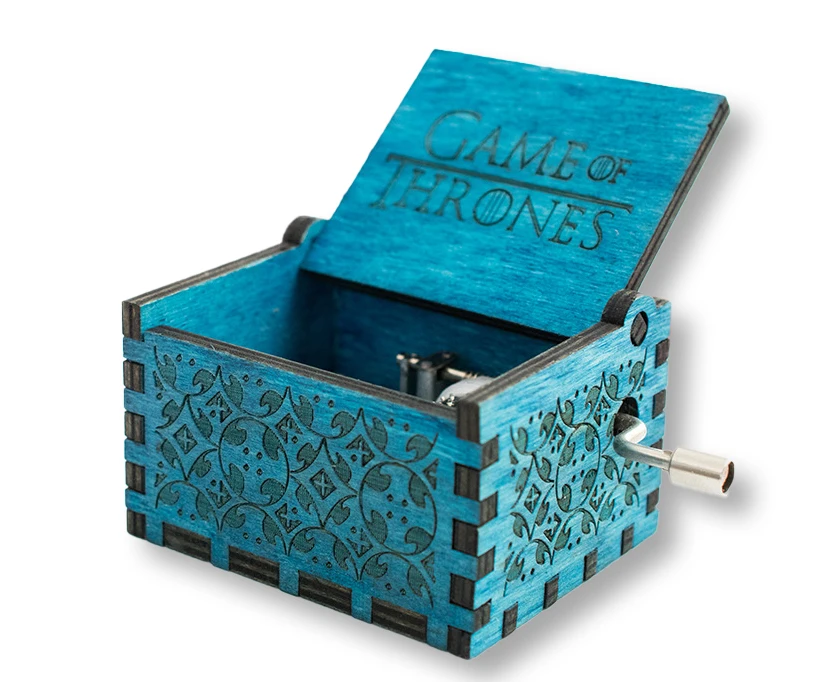 Hot Selling Mini Hand Crank Music Box Personalized Wooden Music Box 100 Theme Mini Music Box for Youngeast