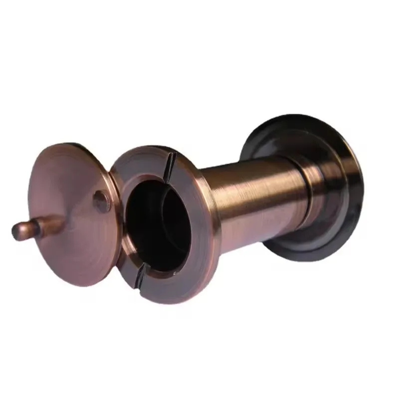 Home Security 200 Degree 16mm Door Scope Peephole Viewer Peep Sight Hole Wide Angle Retractable Peeping Child Safety