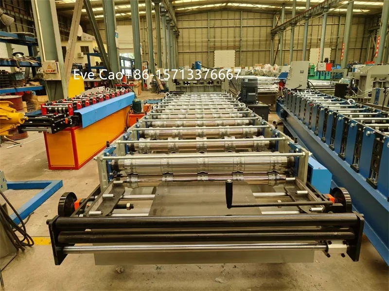 High-end Glazed Roofing Tile Color Steel Sheet Roll Forming Machine Color Steel Machine