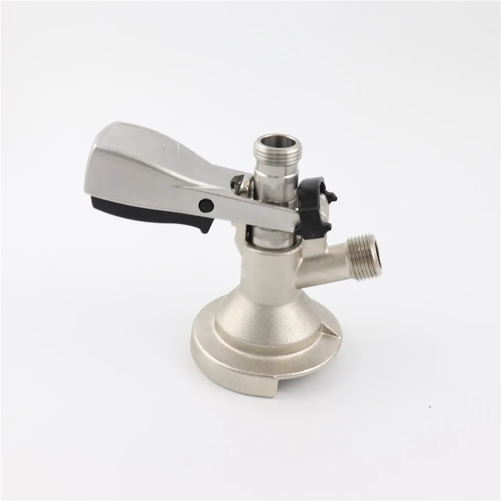 Beer Keg Coupler Sankey Tap System A D G S Type with Stainless Steel Probe Pressure Valve Homebrew Kegerator Keg Head Dispenser