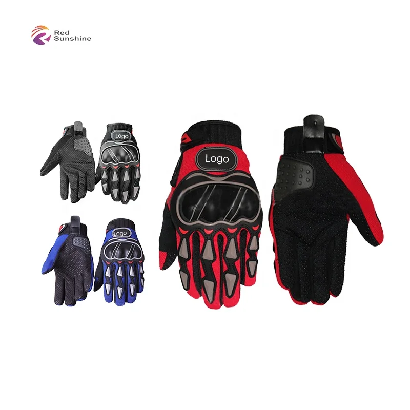 Best Price Comfortable Protect PVC Shell Full Finger Touch Screen Hard Knuckle Motorcycle Gloves Tactical Gloves
