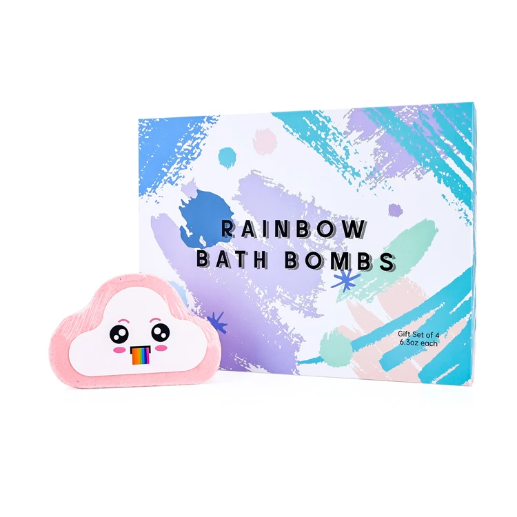 OEM Bath ball bomb crystal candy food large salt rainbow bath bomb kit supplier manufacturers fizzy kinder bath bomb for kids