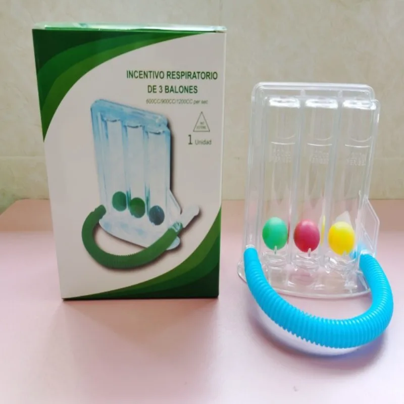 3 Balls Breath Measurement System Washable Lung Function Exercisers Durable Lightweight for Improvement Rehabilitation Equipment