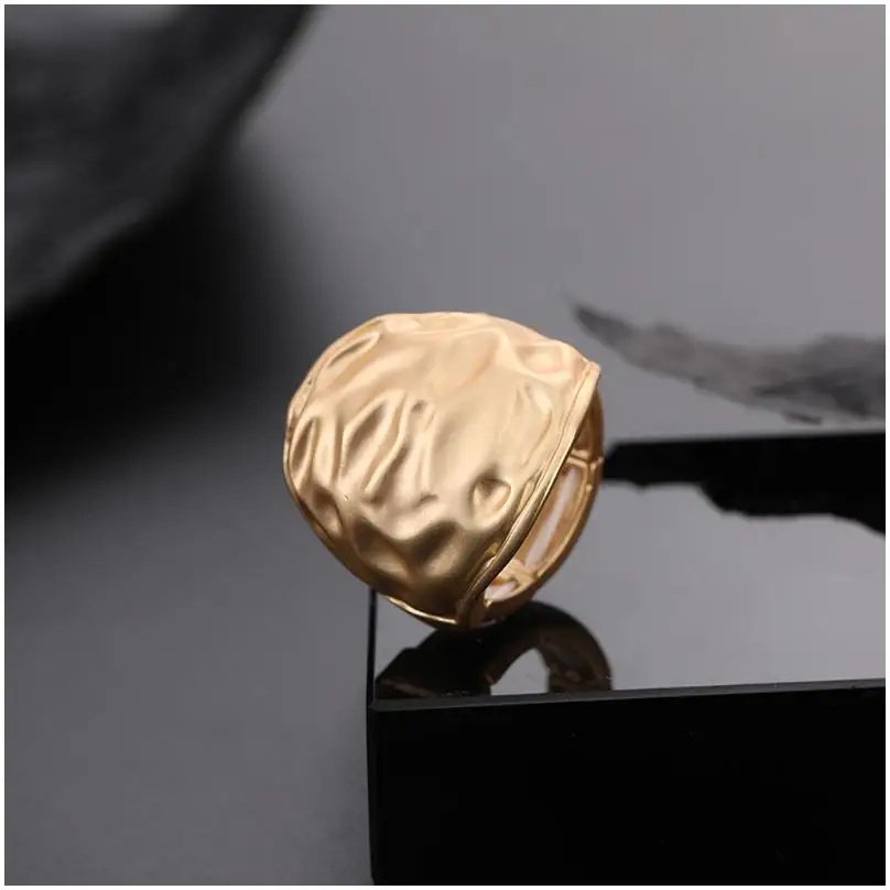 Gold Ring Titanium High Quality Gothic Waterproof Love Black Silver Gemstone Mens Wholesale Bulk Male Italian Blank Pave Ring