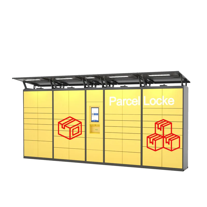 Secure Storage Solution Steel Parcel Delivery Lockers with Custom Lockers and Camera