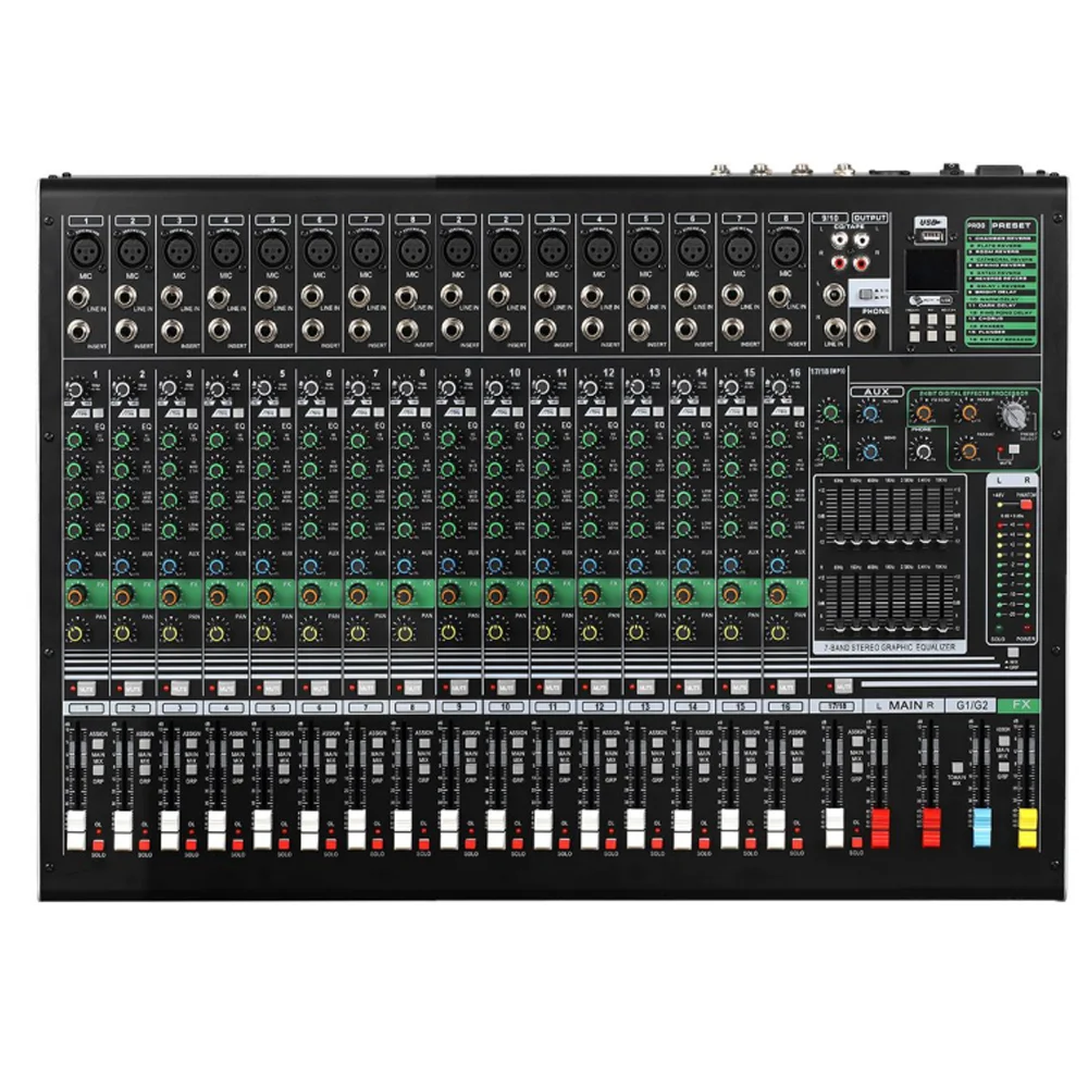 Оптовая продажа 48 В фантомный источник питания чистый микшер T.I pro музыкальный для dj show