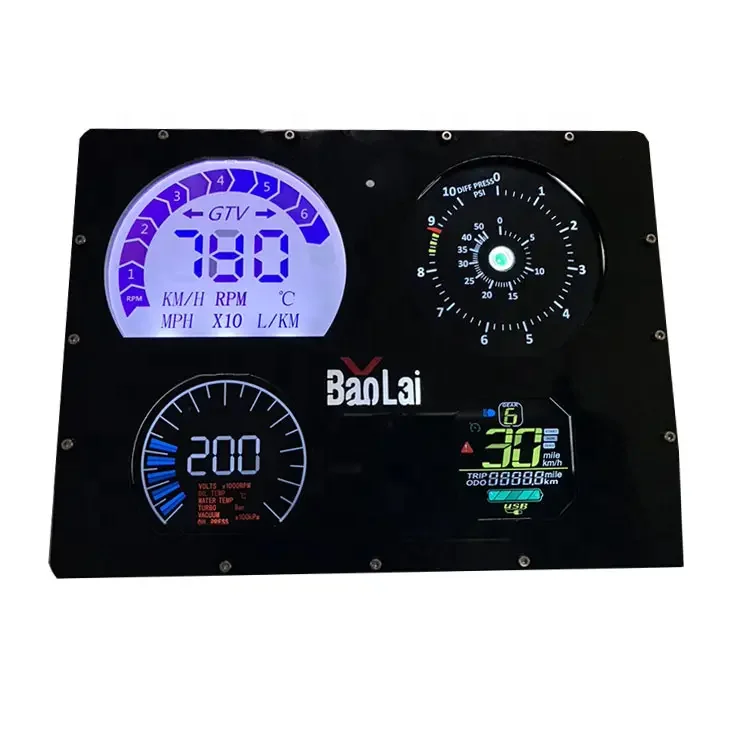 240X240 IPS Color ScreenTN Round LCD Display With SPI Interface For Motorcycle Ebike Scooter