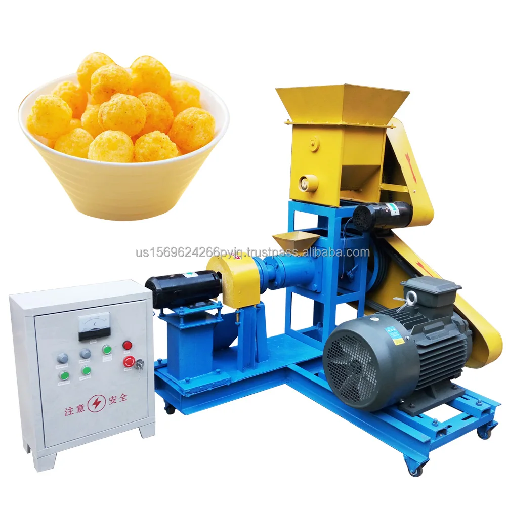 30-40kg/h Puffing Corn Rice Millet Grain Snack Food Making Extruder Machine