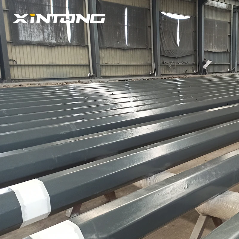 XINTONG Hot Dip Galvanized Manufacturers Led Solar Street Light Street Lamp Poles