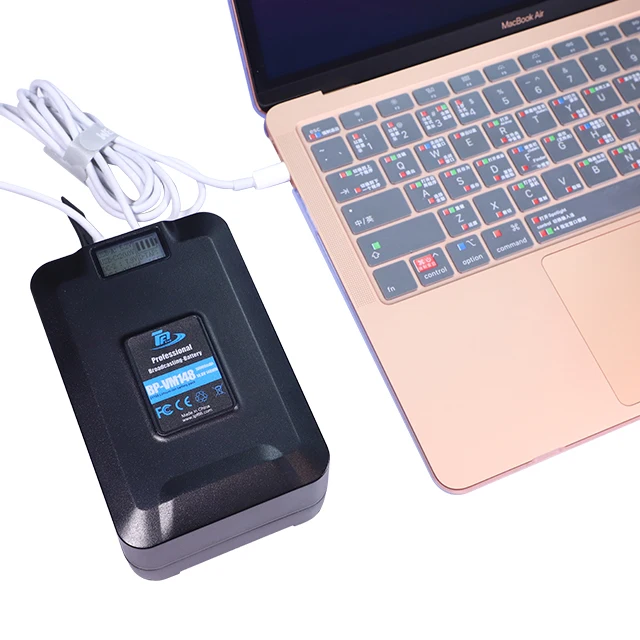 
10000mAh/14.8V USB Type C/D-Tap PD V-Mount Battery for Digital Camcorder Film 